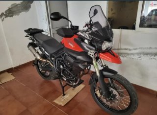 Triumph Tiger XC 800 con maletas
