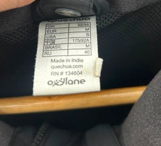 Cortavientos Quechua Negro
