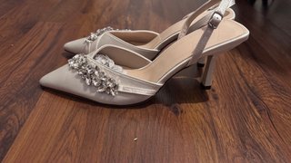 Zapatos de Novia Talla 40/41 con Pedrería