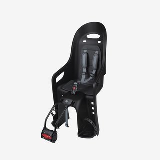 Asiento Infantil Bicicleta Groovy Negro Fijación Cuadro