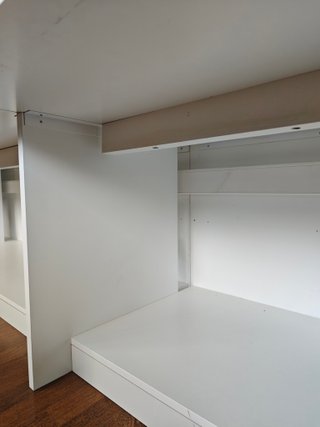 Conjunto mesas oficina blancas