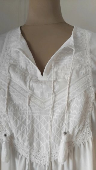 Camisa blanca boho