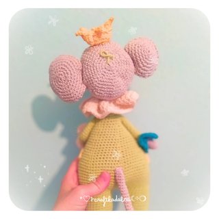 Amigurumi Lalalá, el Rey Ratón.