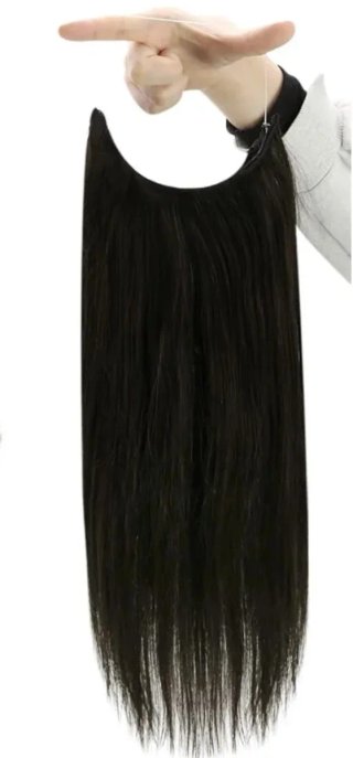 Extensiones de cabello castaño 55 cm