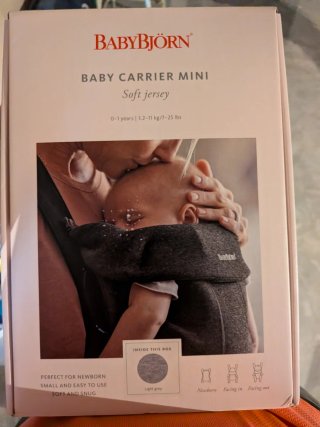 Mochila Portabebés BabyBjörn Mini Soft Jersey
