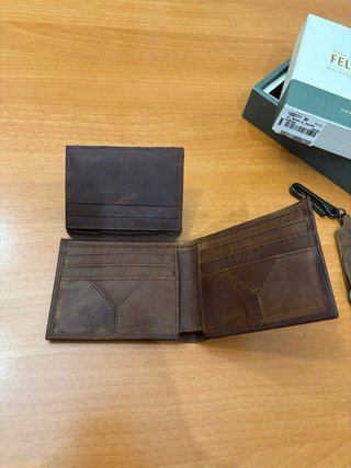 Cartera Billetera Cuero Nueva