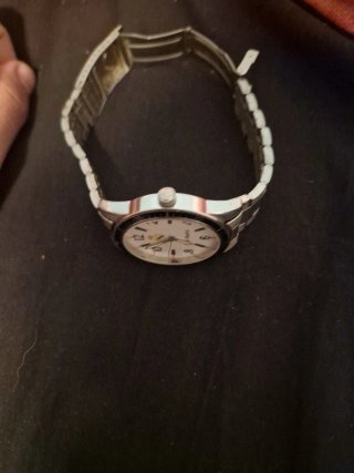 Reloj Real Madrid Plata y Blanco