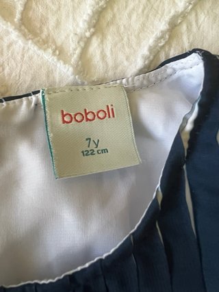 Vestido Boboli niña 7 años lunares