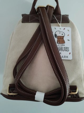 Mochila Snoopy Peanuts Mujer Beige Marrón
