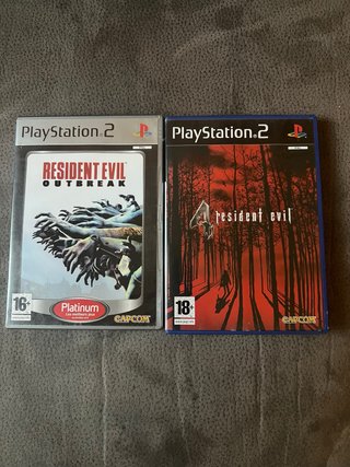 Resident Evil Outbreak & Resident Evil 4 PS2