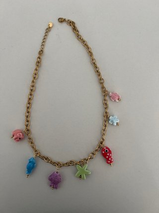 Collare per bambini con charm di animali marini