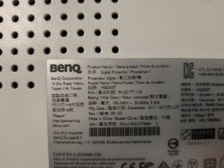 Proyector BenQ Blanco/Plateado