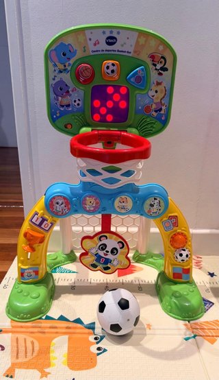 Canasta y portería Vtech para bebés