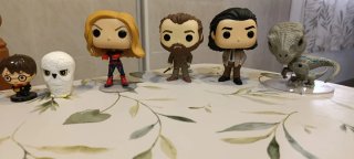 Collezione di action figure Funko Pop di vari personaggi