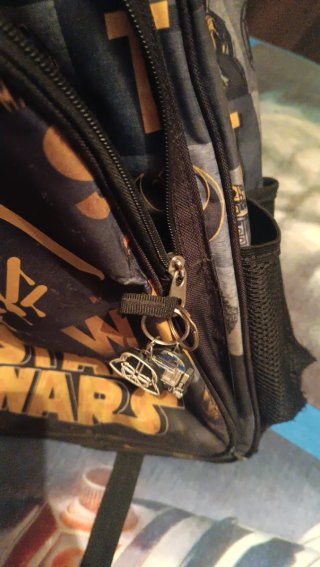 Mochila Perona Star Wars Darth Vader Dorada