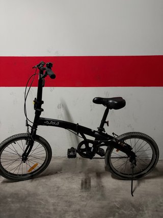 Bicicleta Plegable Negra