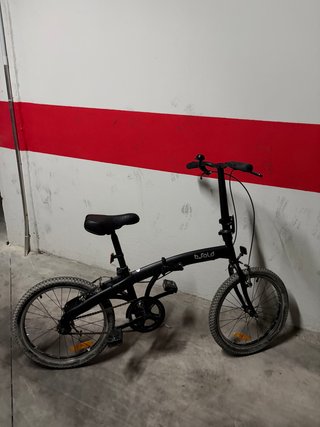 Bicicleta Plegable Negra