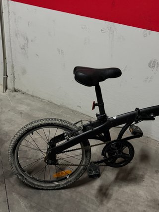Bicicleta Plegable Negra