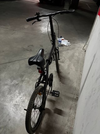 Bicicleta Plegable Negra
