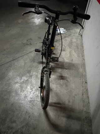 Bicicleta Plegable Negra