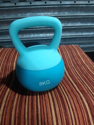 Mancuerna Kettlebell 8KG Azul