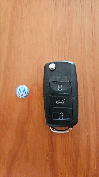 Chave VW Passat Polo Golf Touran 3 Botões