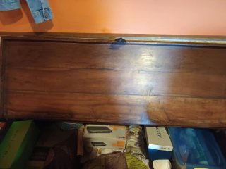 Baúl de madera hindú 1 28x69x54