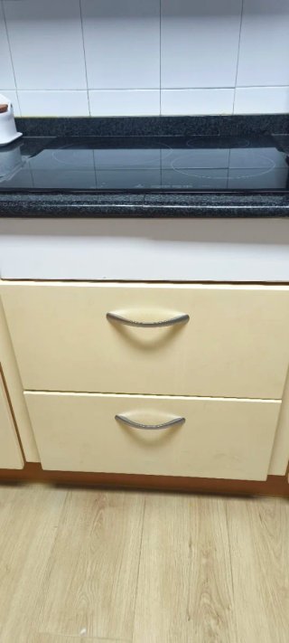 Muebles de cocina madera y cristal