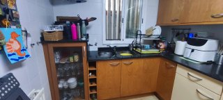 Muebles de cocina madera y cristal