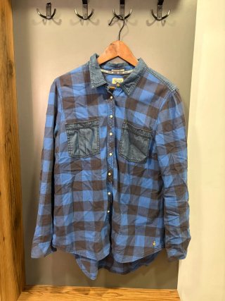 Camisa Hilfiger Denim cuadros azul S