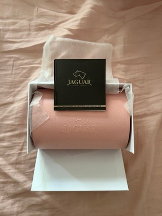 Reloj Jaguar Mujer Plata y Blanco Nuevo
