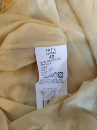 Falda Cortefiel Seda Estampada Talla M