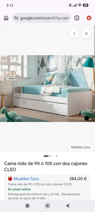 Habitación infantil completa.