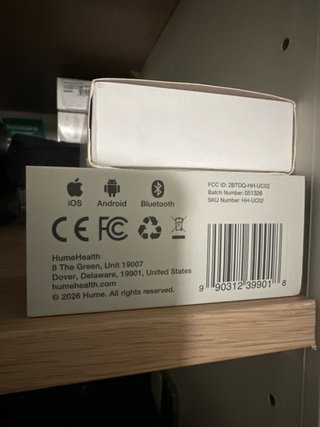 Hume Band 2.0 Health Tracker