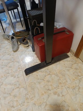 Mesa escritorio elevable Costway negra con Memory