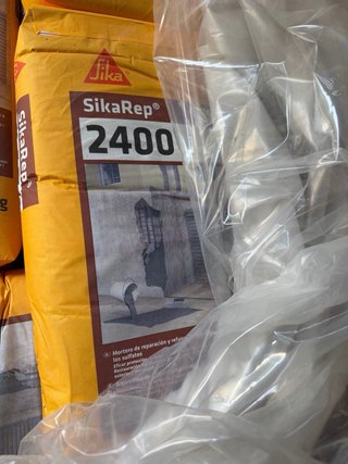 15 sacos SikaRep 2400 Mortero Reparación 25 kg.