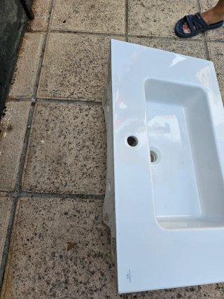 Lavabo Noken Porcelanosa Blanco