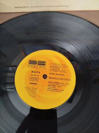 Vinilo Manolo Escobar - Super Manolo