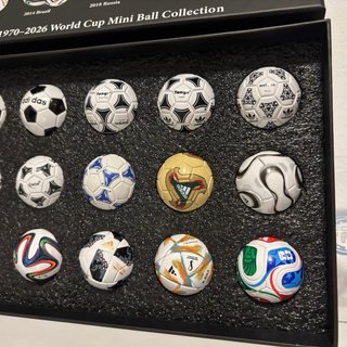 Collezione di 15 mini palloni Mondiali di Calcio