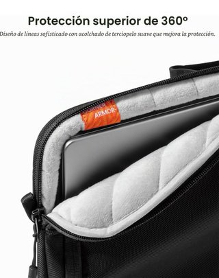 Bolsa bandolera tomtoc para portátil Sin Uso