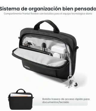 Bolsa bandolera tomtoc para portátil Sin Uso