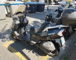 Daelim S2 FI Maxi Scooter Negra