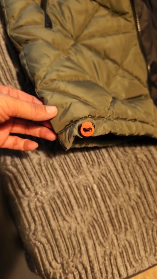 Chaquetón Bimba y Lola verde oliva