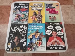 libros youtubers The Grefg Auronplay Makiman....