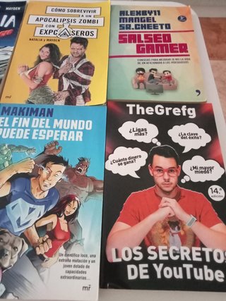 libros youtubers The Grefg Auronplay Makiman....