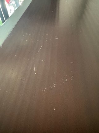 Aparador Madera Wengue y Plata