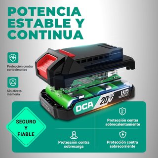 Tijera cortacésped y cortasetos DCA 20V 2 en 1.-