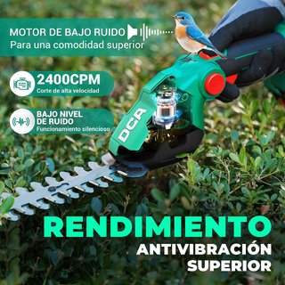 Tijera cortacésped y cortasetos DCA 20V 2 en 1.-
