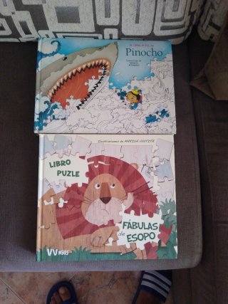 El libro puzle de Pinocho y las Fábulas de Esopo