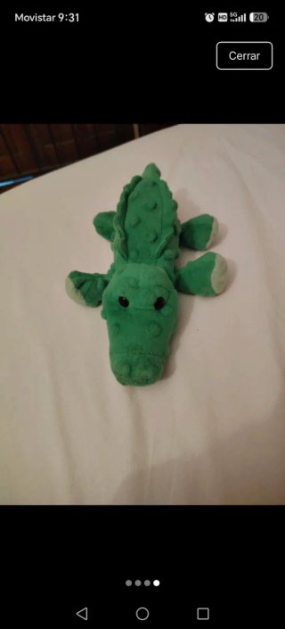 Peluche de perro y oso para bebé